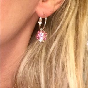 Pink Interchangeable earrings, Merle Norman